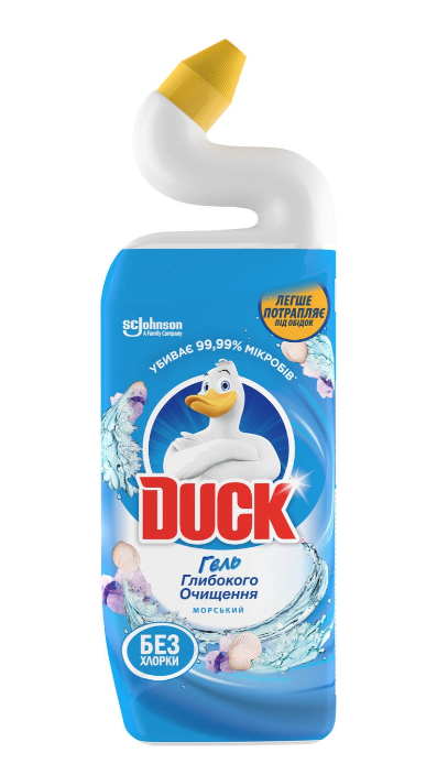 Засіб для чищення унітаза DUCK 5 в 1 Морський 0,5 л NULL